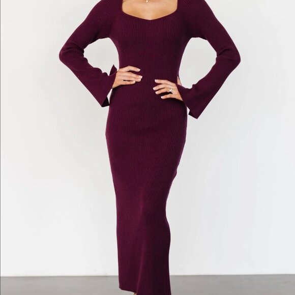 Baltic Born Ribbed Maxi Midi Sweater Dress - Picture 2 of 8